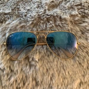 Blue Ombré Rayban Aviators
